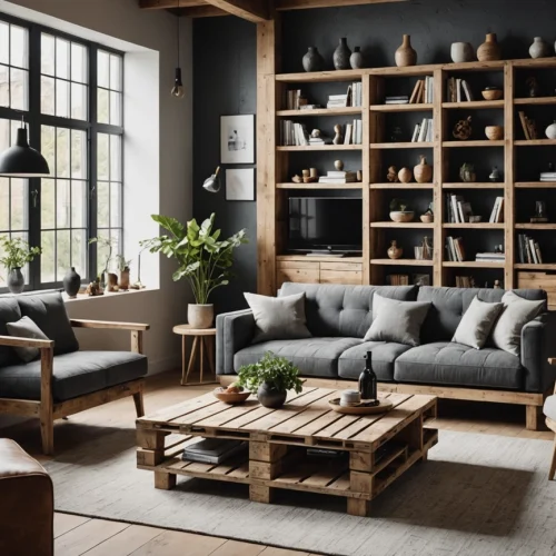 O Renascimento da Decoração Sustentável e os Móveis Contemporâneos com Paletes de Madeira