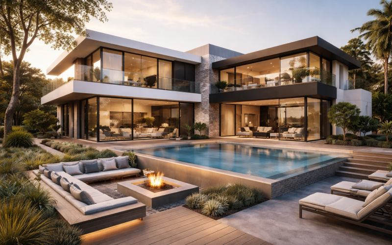 Tendências para Casas Modernas em 2026: Conforto, Tecnologia e Sustentabilidade