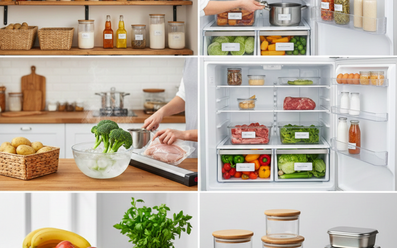 Como Armazenar Corretamente os Alimentos Dentro de Casa: O Guia Definitivo para Evitar o Desperdício