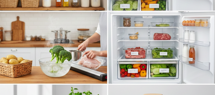 Como Armazenar Corretamente os Alimentos Dentro de Casa: O Guia Definitivo para Evitar o Desperdício